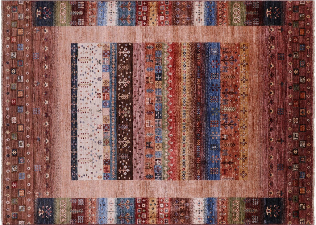 Tribal Persian Gabbeh Handmade Wool Rug - Manhattan Rugs