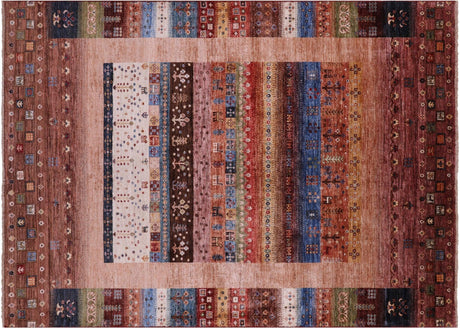 Tribal Persian Gabbeh Handmade Wool Rug - Manhattan Rugs