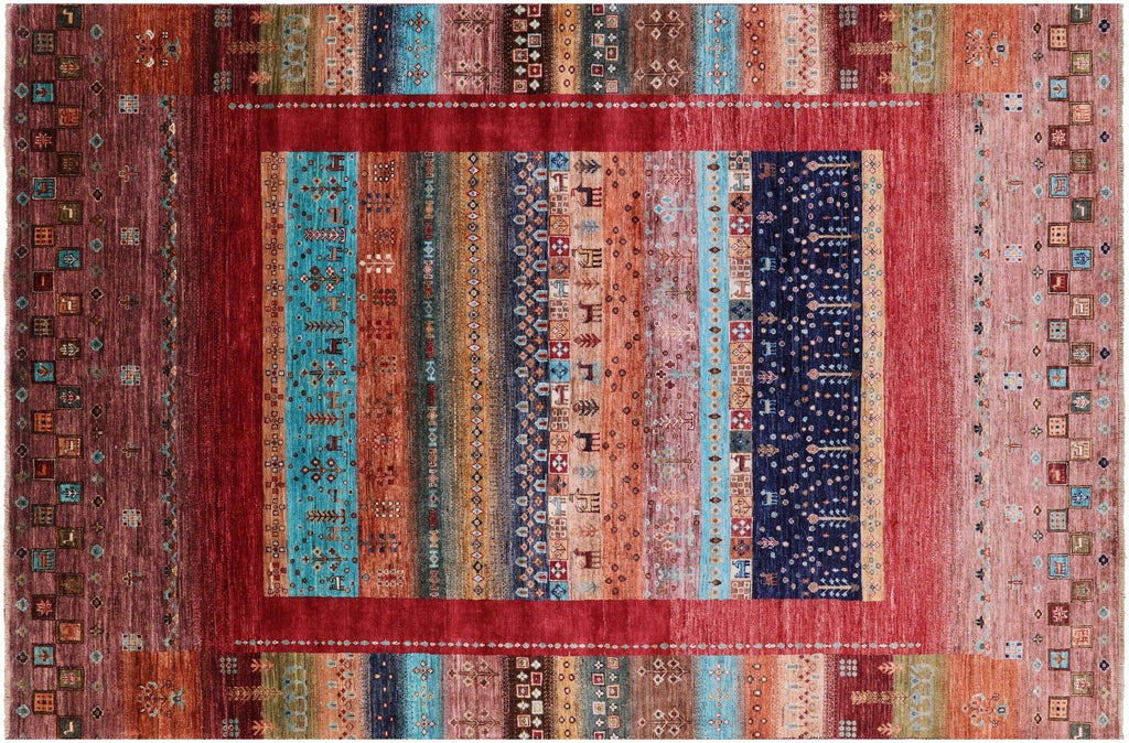 Persian Gabbeh Tribal Hand-Knotted Wool Rug - Manhattan Rugs