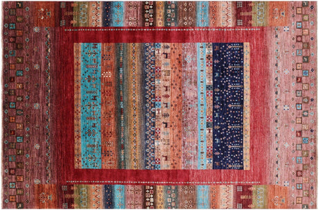 Persian Gabbeh Tribal Hand-Knotted Wool Rug - Manhattan Rugs