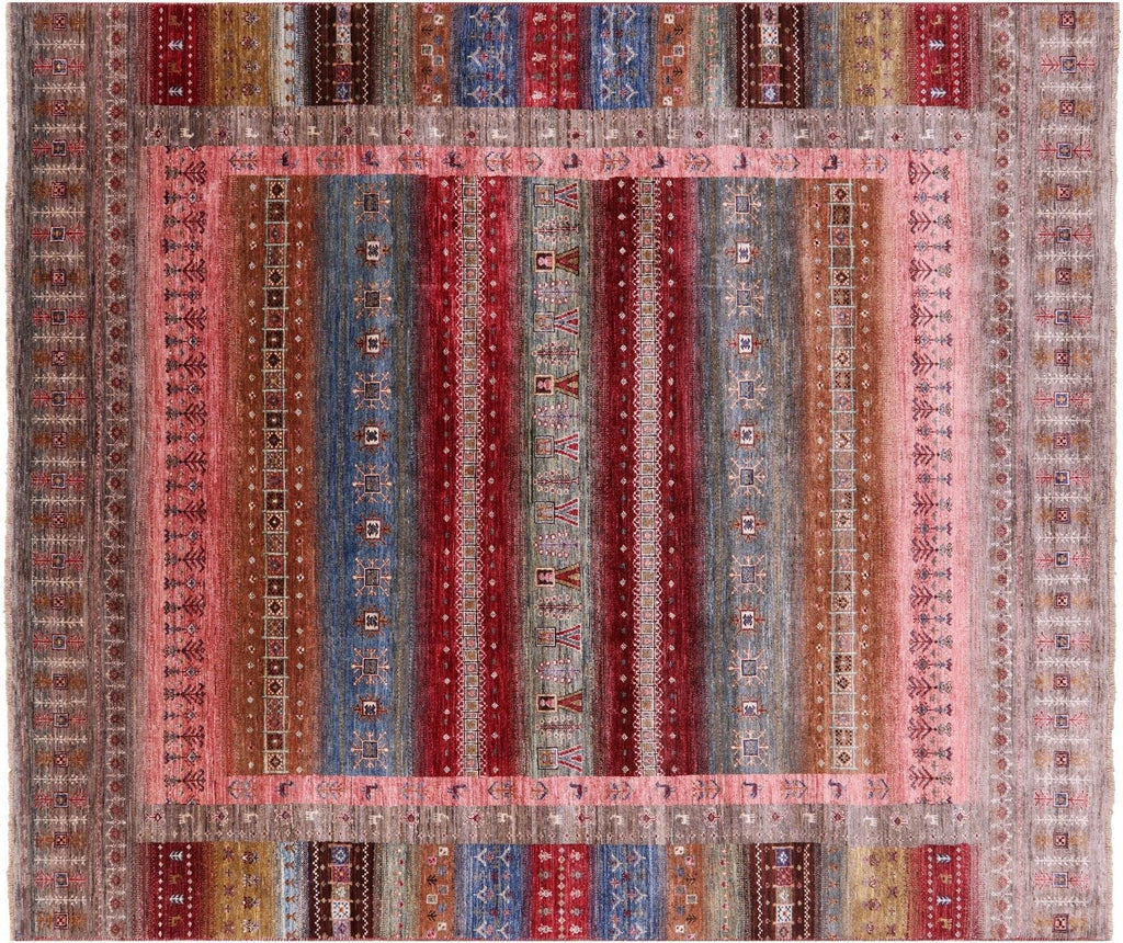 Persian Gabbeh Tribal Handmade Wool Rug - Manhattan Rugs