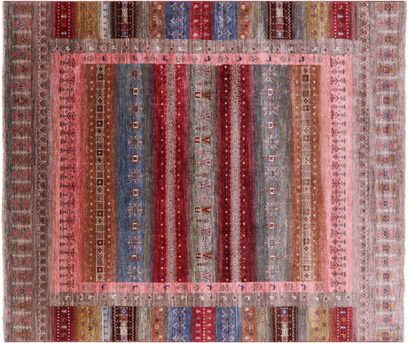 Persian Gabbeh Tribal Handmade Wool Rug - Manhattan Rugs