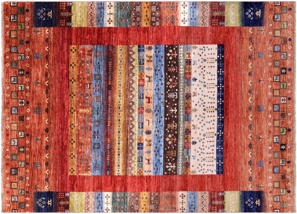 Persian Gabbeh Tribal Handmade Rug - Manhattan Rugs