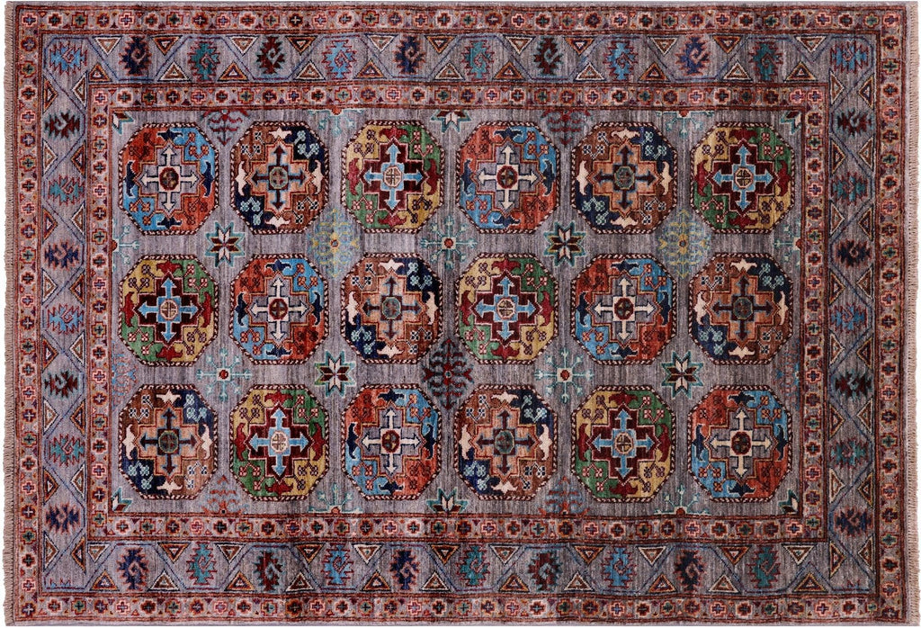Super Turkmen Ersari Hand Knotted Wool Rug - Manhattan Rugs