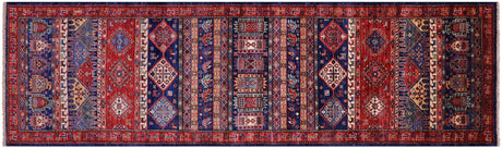 Runner Handmade Persian Tribal Gabbeh Wool Rug - Manhattan Rugs