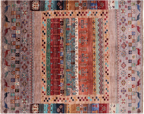 Tribal Persian Gabbeh Hand Knotted Wool Rug - Manhattan Rugs