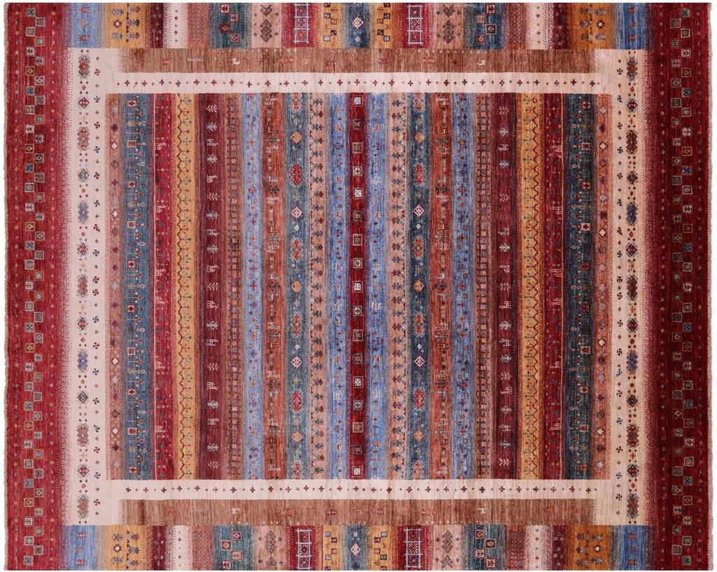 Handmade Persian Gabbeh Tribal Wool Rug - Manhattan Rugs