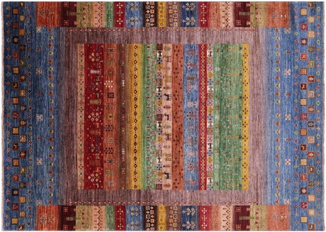 Tribal Persian Gabbeh Handmade Wool Rug - Manhattan Rugs