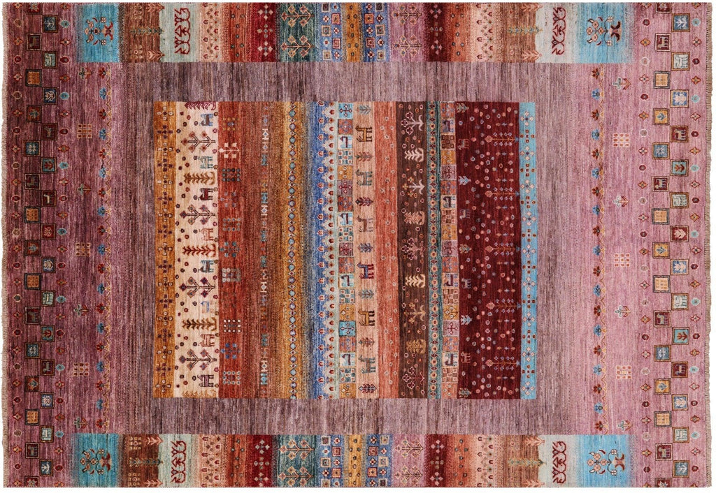 Tribal Persian Gabbeh Handmade Wool Rug - Manhattan Rugs