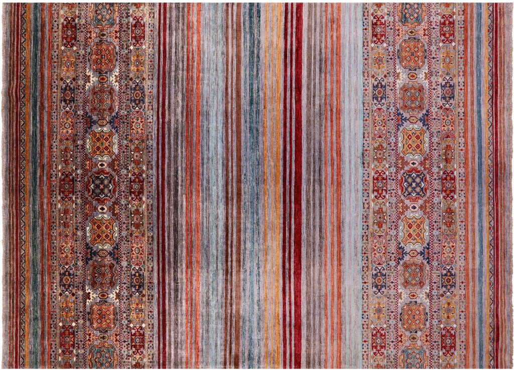 Hand Knotted Khorjin Super Kazak Wool Rug - Manhattan Rugs