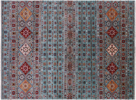 Hand Knotted Super Kazak Khorjin Wool Rug - Manhattan Rugs
