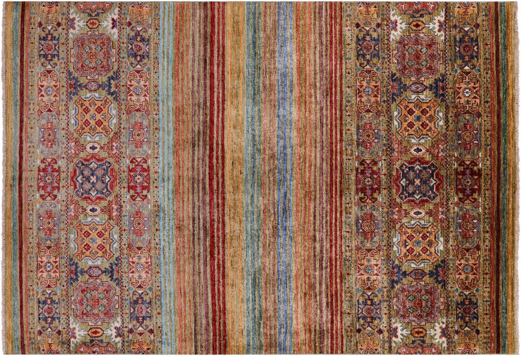 Khorjin Super Kazak Hand-Knotted Wool Rug - Manhattan Rugs