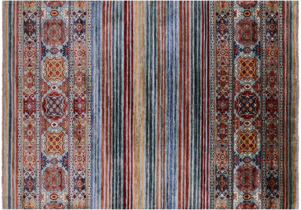 Super Kazak Khorjin Hand-Knotted Wool Rug - Manhattan Rugs