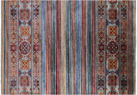 Super Kazak Khorjin Hand-Knotted Wool Rug - Manhattan Rugs