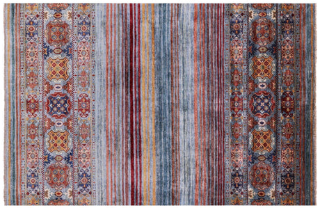 Hand Knotted Super Kazak Khorjin Wool Rug - Manhattan Rugs