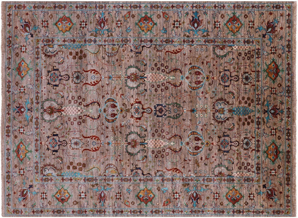 Persian Tabriz Hand Knotted Wool Rug - Manhattan Rugs