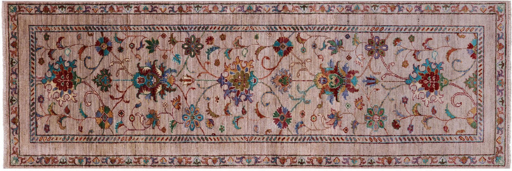 Persian Tabriz Hand Knotted Runner Rug - Manhattan Rugs