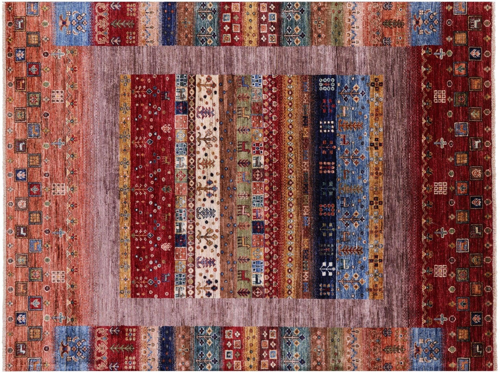 Handmade Persian Gabbeh Tribal Wool Rug - Manhattan Rugs