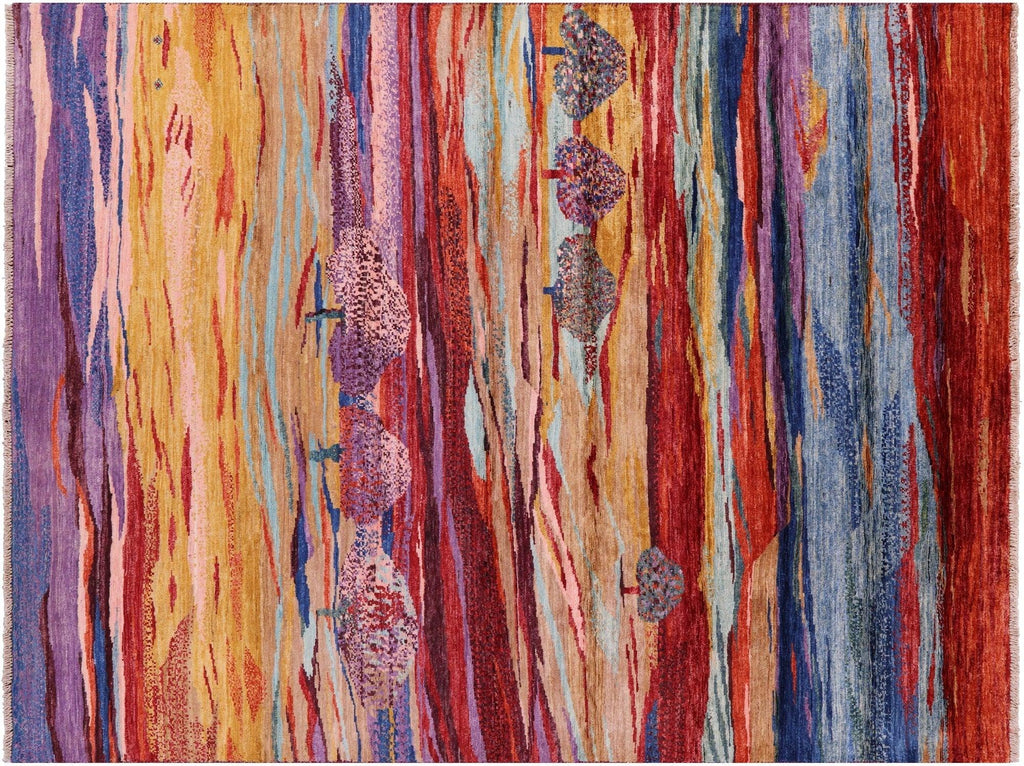 Hand Knotted Tribal Persian Gabbeh Rug - Manhattan Rugs