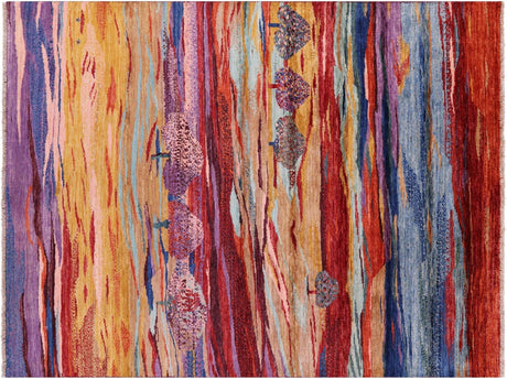 Hand Knotted Tribal Persian Gabbeh Rug - Manhattan Rugs