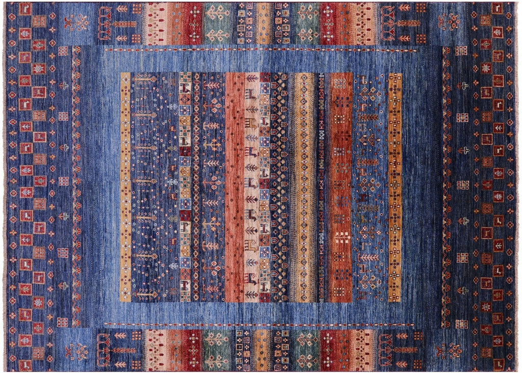 Hand Knotted Persian Gabbeh Tribal Wool Rug - Manhattan Rugs