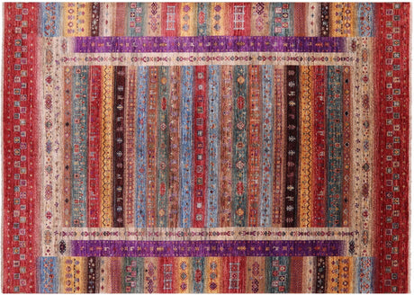 Hand Knotted Persian Gabbeh Tribal Wool Rug - Manhattan Rugs