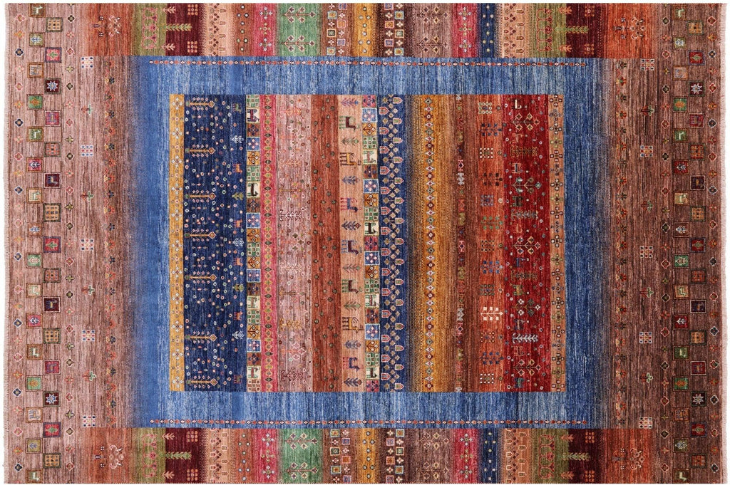 Persian Gabbeh Tribal Hand Knotted Wool Rug - Manhattan Rugs