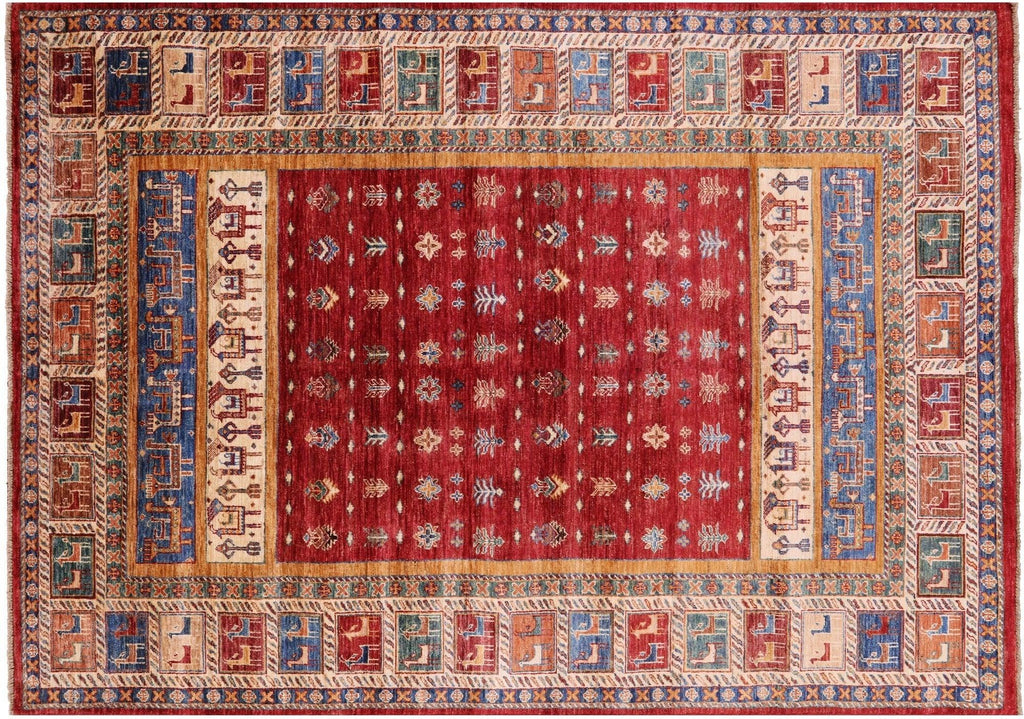 Tribal Persian Gabbeh Hand Knotted Rug - Manhattan Rugs