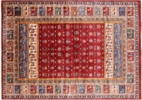Tribal Persian Gabbeh Hand Knotted Rug - Manhattan Rugs