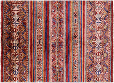 Khorjin Super Kazak Hand-Knotted Wool Rug - Manhattan Rugs
