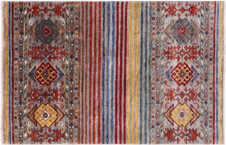 Khorjin Super Kazak Hand-Knotted Wool Rug - Manhattan Rugs
