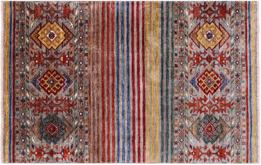 Khorjin Super Kazak Handmade Rug - Manhattan Rugs