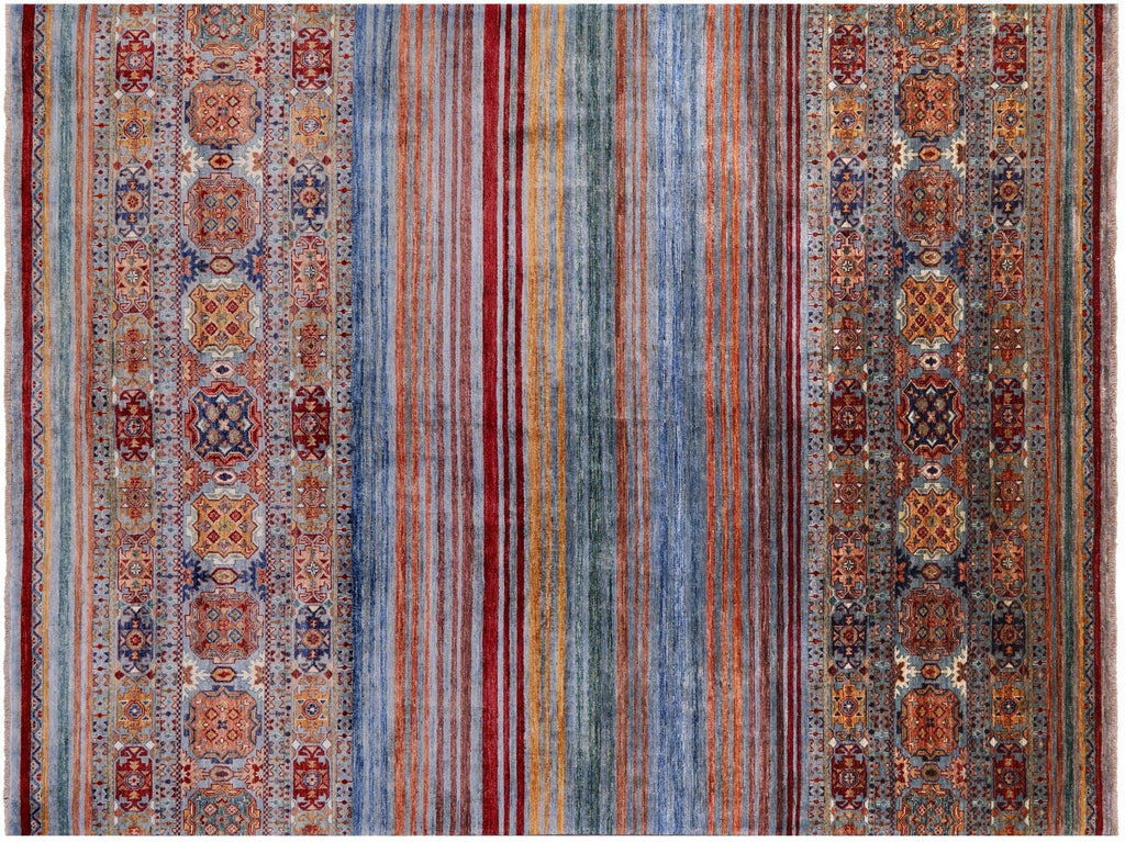 Hand-Knotted Super Kazak Khorjin Wool Rug - Manhattan Rugs