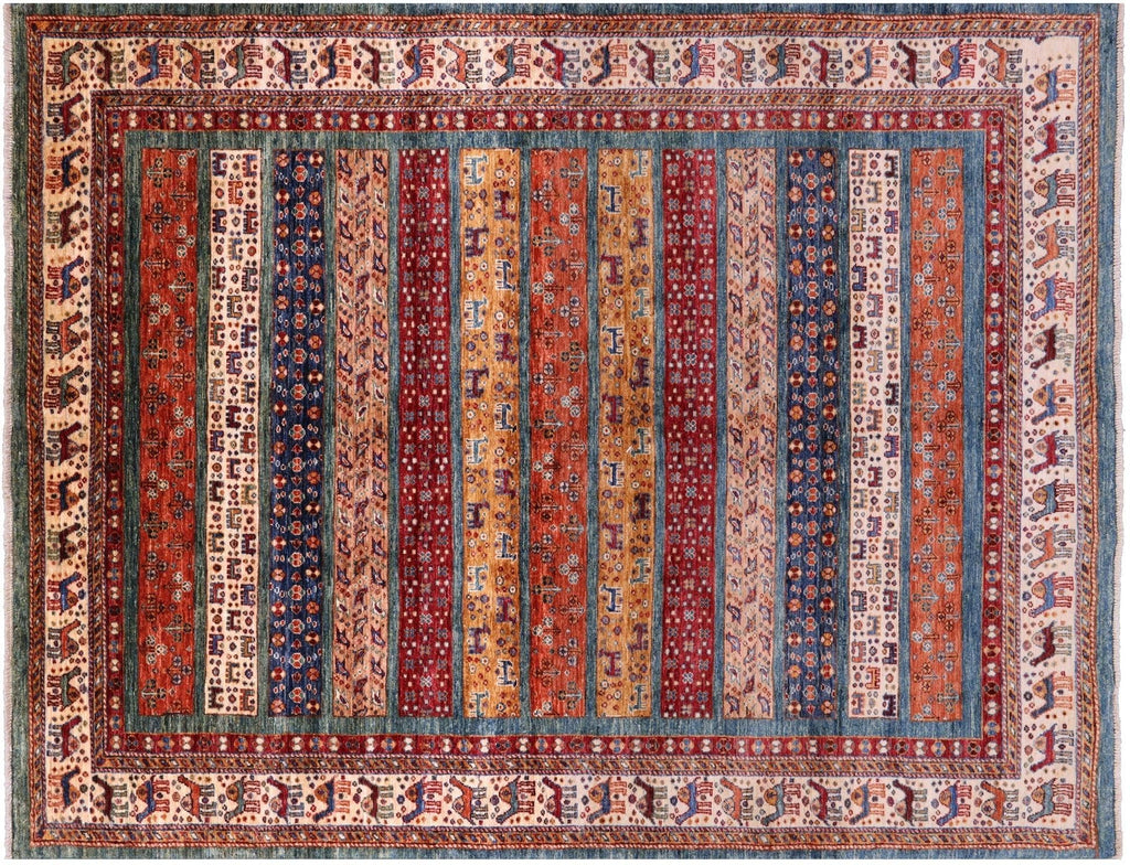 Tribal Persian Gabbeh Handmade Wool Rug - Manhattan Rugs