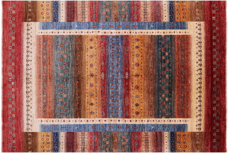 Persian Gabbeh Tribal Handmade Wool Rug - Manhattan Rugs