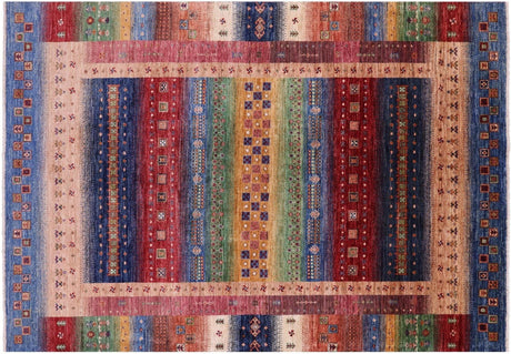 Persian Gabbeh Tribal Handmade Wool Rug - Manhattan Rugs