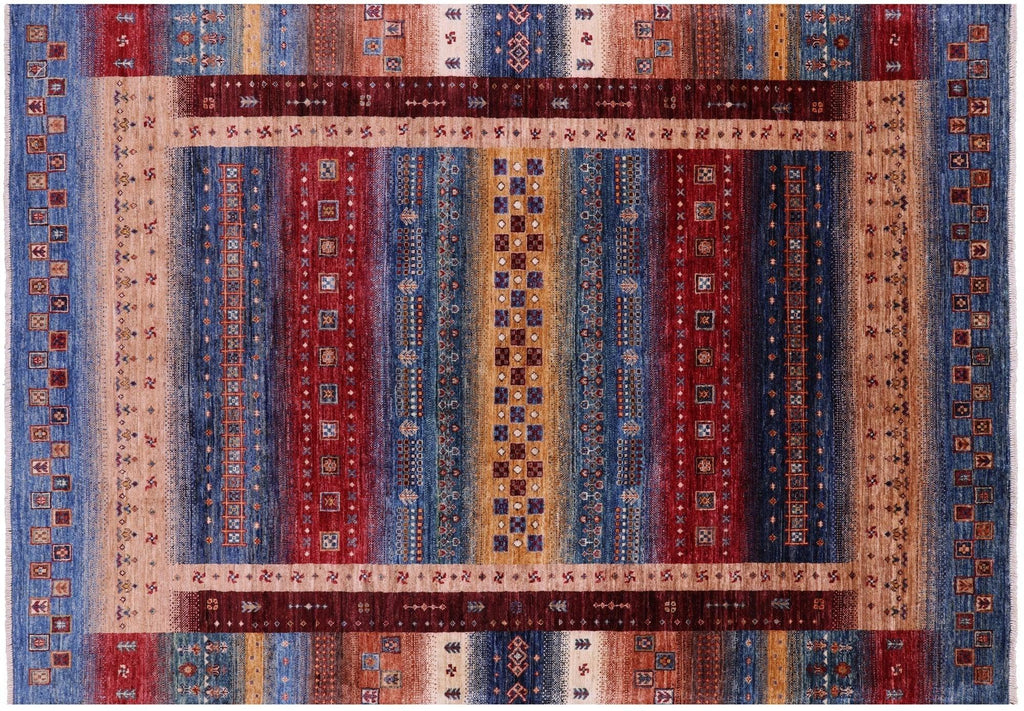 Tribal Persian Gabbeh Hand-Knotted Rug - Manhattan Rugs