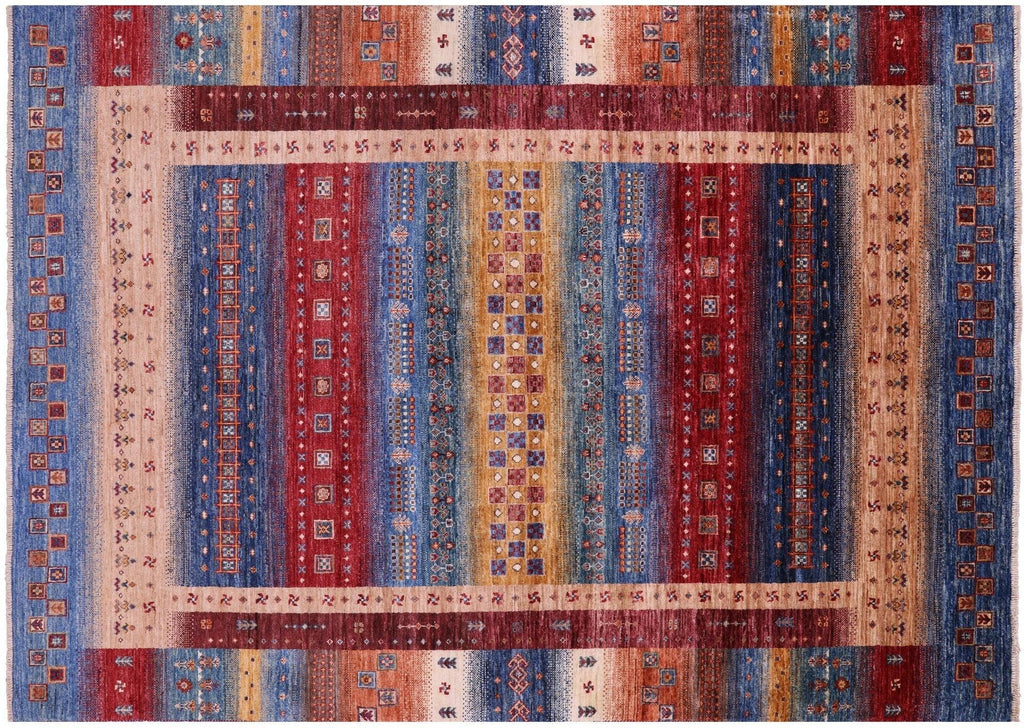 Tribal Persian Gabbeh Handmade Wool Rug - Manhattan Rugs