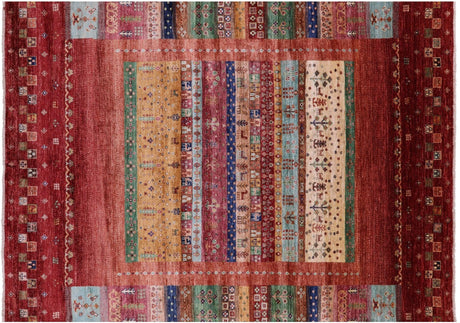 Persian Gabbeh Tribal Hand Knotted Wool Rug - Manhattan Rugs