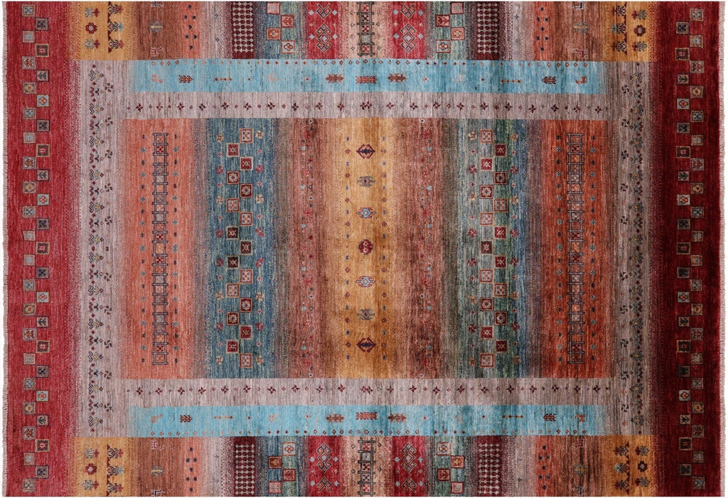 Handmade Persian Gabbeh Tribal Wool Rug - Manhattan Rugs