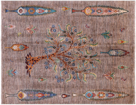 Handmade Persian Gabbeh Tribal Wool Rug - Manhattan Rugs