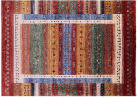 Tribal Persian Gabbeh Hand Knotted Rug - Manhattan Rugs