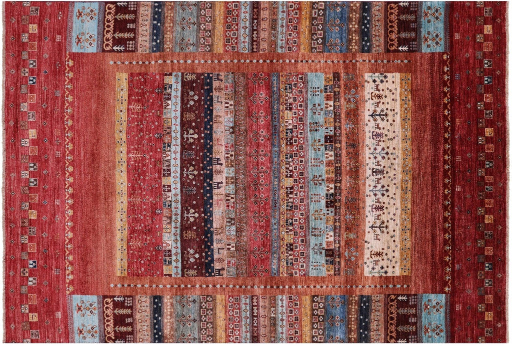 Hand Knotted Tribal Persian Gabbeh Rug - Manhattan Rugs