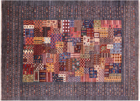 Persian Gabbeh Tribal Handmade Wool Rug - Manhattan Rugs