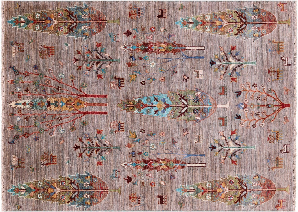 Tribal Persian Gabbeh Hand-Knotted Wool Rug - Manhattan Rugs