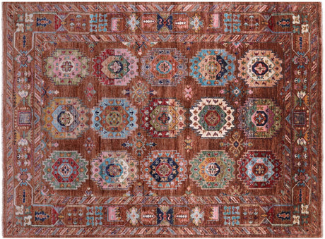 Fine Turkmen Hand-Knotted Wool Rug - Manhattan Rugs
