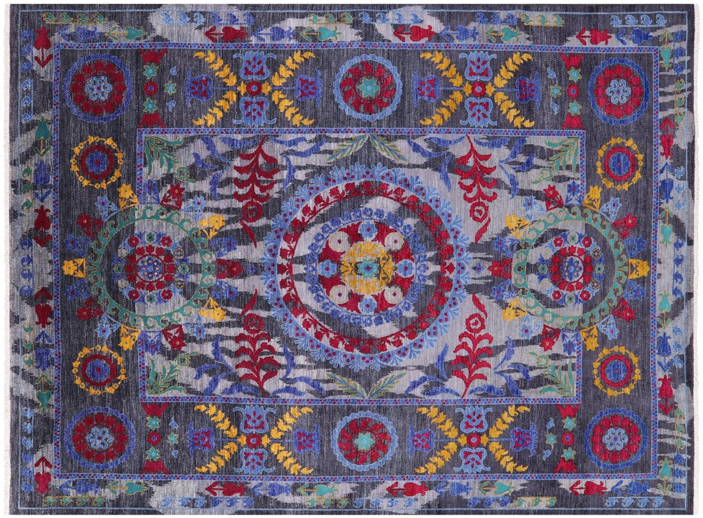 Hand Knotted William Morris Wool Rug - Manhattan Rugs