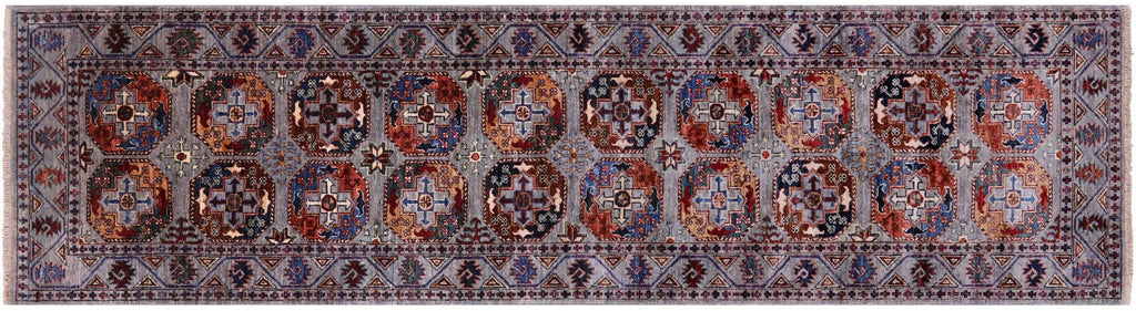 Runner Fine Turkmen Hand Knotted Rug - Manhattan Rugs