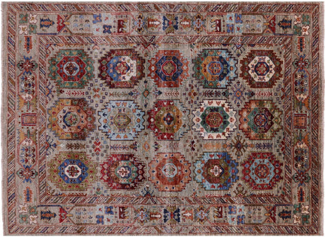 Fine Turkmen Hand-Knotted Wool Rug - Manhattan Rugs