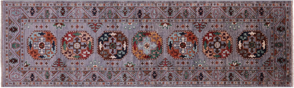 Fine Turkmen Hand Knotted Wool Runner Rug - Manhattan Rugs